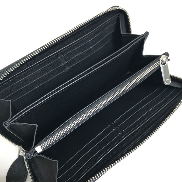Louis Vuitton Monogram Zippy Wallet Round Zipper Long Wallet Noir Black - Picture 6 of 9